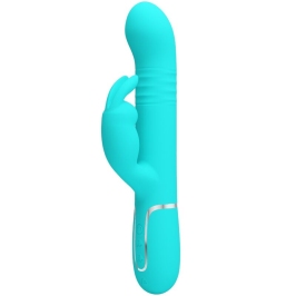 PRETTY LOVE - COALE RABBIT VIBRATOR PEARLS AQUA GREEN PRETTY LOVE - COALE RABBIT VIBRATOR PEARLS AQUA GREEN