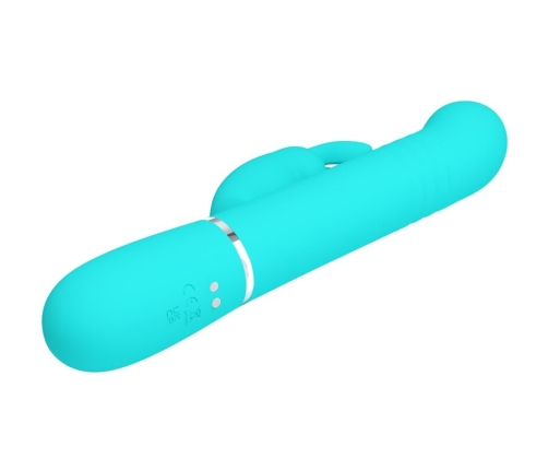 PRETTY LOVE - COALE RABBIT VIBRATOR PEARLS AQUA GREEN