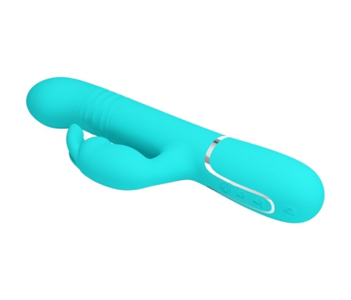 PRETTY LOVE - COALE RABBIT VIBRATOR PEARLS AQUA GREEN