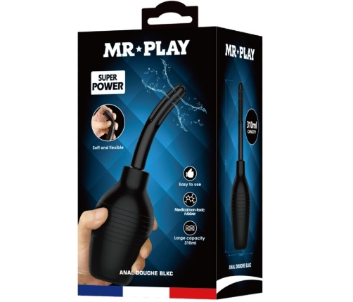MR PLAY - ANAL DOUCHE BLKC SUPER POWER BLACK