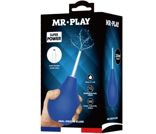 MR PLAY - ANAL DOUCHE BLUEB SUPER POWER BLUE