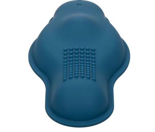 CALEXOTICS - RIDER MASSAGER DOUBLE MOTOR REMOTE CONTROL BLUE