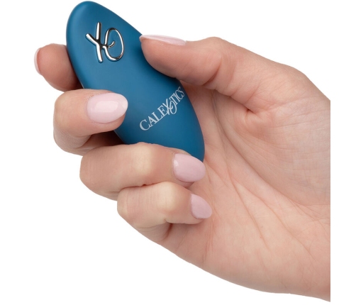 CALEXOTICS - RIDER MASSAGER DOUBLE MOTOR REMOTE CONTROL BLUE