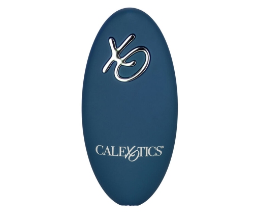 CALEXOTICS - RIDER MASSAGER DOUBLE MOTOR REMOTE CONTROL BLUE
