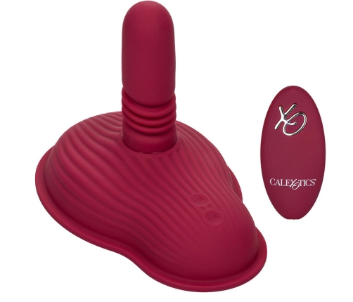 CALEXOTICS - RIDER MASSAGER DOUBLE MOTOR REMOTE CONTROL RED