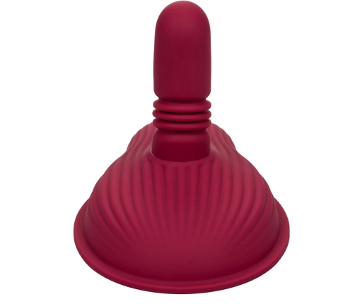 CALEXOTICS - RIDER MASSAGER DOUBLE MOTOR REMOTE CONTROL RED