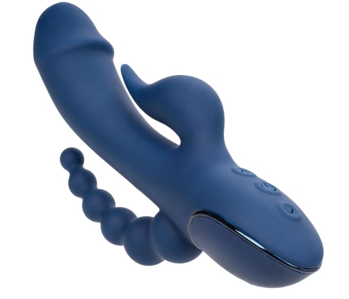 CALEXOTICS - VIBRADOR TRIPLE ORGASM AZUL