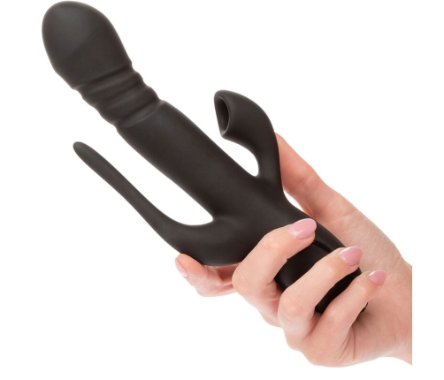 CALEXOTICS - VIBRADOR TRIPLE EUPHORIA NEGRO