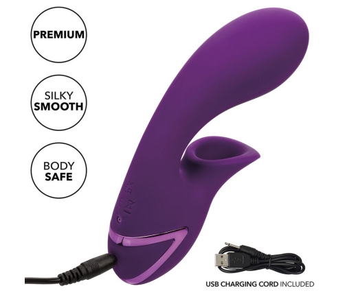 CALEXOTICS - HUNTINGTON BEACH HEARTBREAKER ESTIMULADOR & SUCCIONADOR MORADO BY CALIFORNIA DREAMING