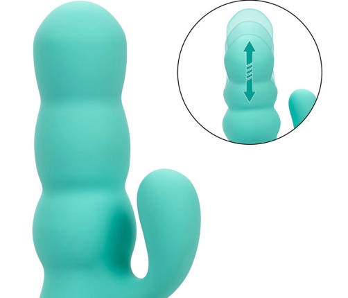 CALEXOTICS - DEL MAR DIVA VIBRATOR RABBIR AQUA GREEN BY CALIFORNIA DREAMING