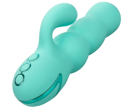 CALEXOTICS - DEL MAR DIVA VIBRATOR RABBIR AQUA GREEN BY CALIFORNIA DREAMING