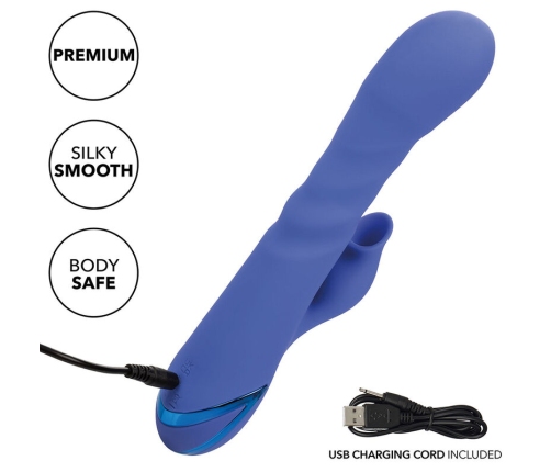 CALEXOTICS - L.A LOVE VIBRADOR & SUCCIONADOR AZUL BY CALIFORNIA DREAMING