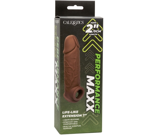 CALEXOTICS - PERFORMANCE MAXX LIFE-LIKE EXTENSION 7 BROWN SKIN