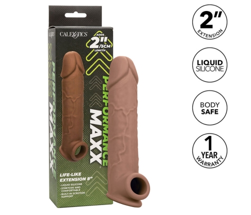 CALEXOTICS - PERFORMANCE MAXX LIFE-LIKE EXTENSION 8 BROWN SKIN