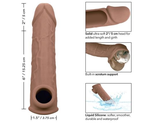 CALEXOTICS - PERFORMANCE MAXX LIFE-LIKE EXTENSION 8 BROWN SKIN