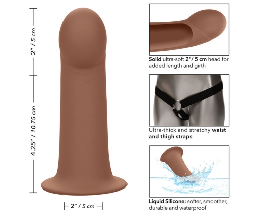 CALEXOTICS - PERFORMANCE MAXX EXTENSION WITH HARNESS BROWN SKIN