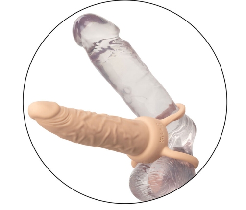 CALEXOTICS - PERFORMANCE MAXX RECHARGABLE DUAL PENETRATOR LIGHT SKIN