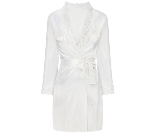 LIVCO CORSETTI FASHION - JACQUELINE LC 90249 DRESSING GOWN + SHIRT + PANTY ECRU L/XL