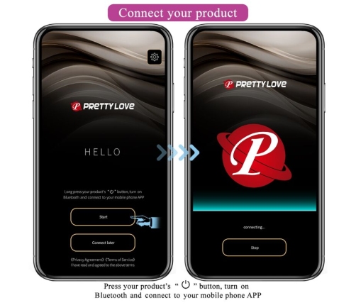 PRETTY LOVE - NYMPH VIBRATING EGG APP CONTROLLED LILA