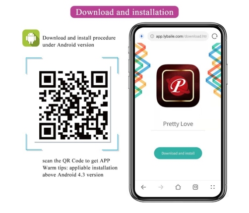 PRETTY LOVE - NYMPH VIBRATING EGG APP CONTROLLED LILA