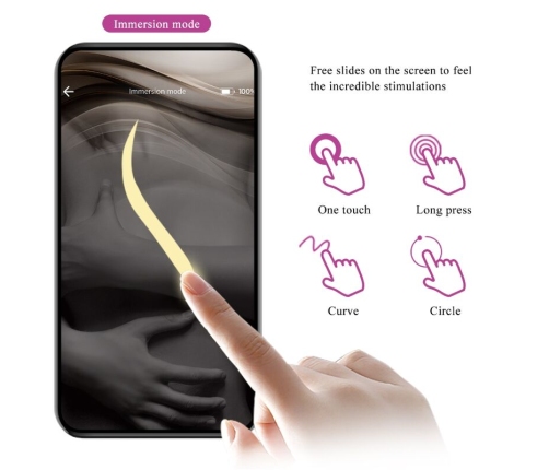 PRETTY LOVE - NYMPH VIBRATING EGG APP CONTROLLED LILA