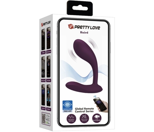PRETTY LOVE - BAIRD G-SPOT 12 VIBRATIONS RECHARGEABLE LILA APP