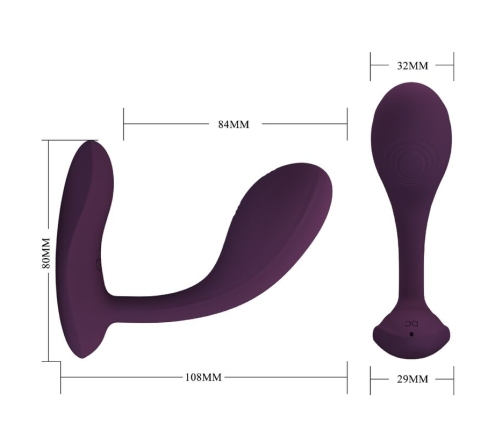 PRETTY LOVE - BAIRD G-SPOT 12 VIBRATIONS RECHARGEABLE LILA APP