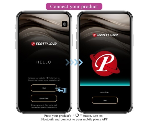 PRETTY LOVE - BAIRD G-SPOT 12 VIBRATIONS RECHARGEABLE LILA APP