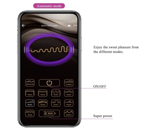 PRETTY LOVE - BAIRD G-SPOT 12 VIBRATIONS RECHARGEABLE LILA APP