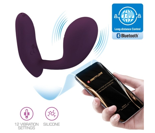 PRETTY LOVE - BAIRD G-SPOT 12 VIBRATIONS RECHARGEABLE LILA APP