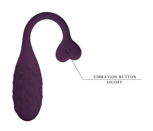 PRETTY LOVE - FISHERMAN APP CONTROLLED  VIBRATING EGG LILA