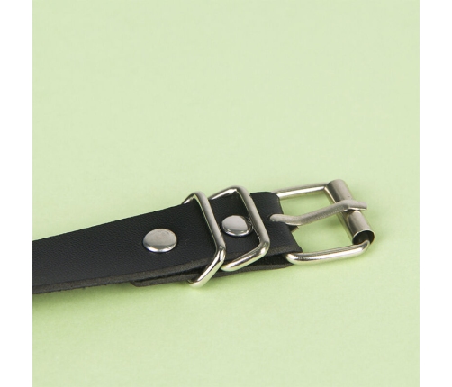 SUBBLIME - LEATHER CHAINBELT BLACK ONE SIZE