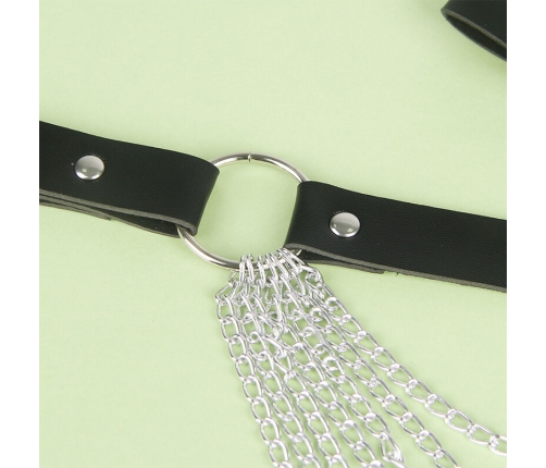 SUBBLIME - LEATHER CHAINBELT BLACK ONE SIZE