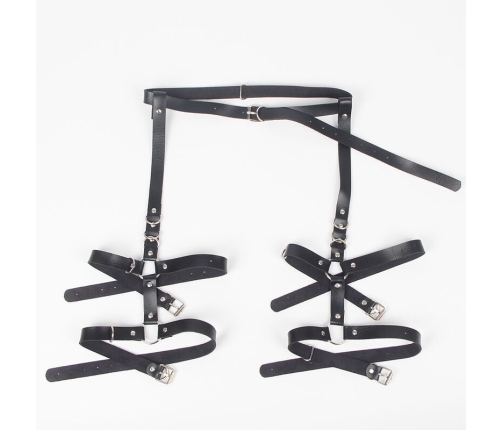 SUBBLIME - GARTER HARNESS WITH RINGS ONE SIZE