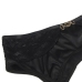 SUBBLIME - SET OF 3 PIECES BRA + THONG + LACE GARTER BLACK L/XL