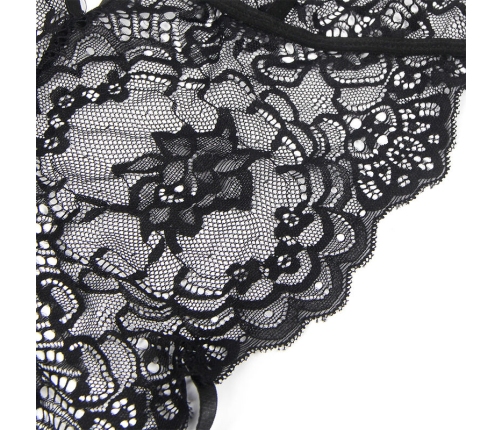 SUBBLIME - LACE BODY POLICE COSTUME BLACK S/M