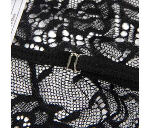 SUBBLIME - LACE BODY POLICE COSTUME BLACK S/M