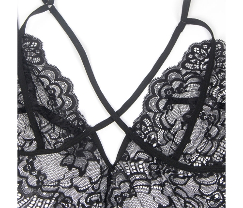 SUBBLIME - LACE BODY POLICE COSTUME BLACK L/XL