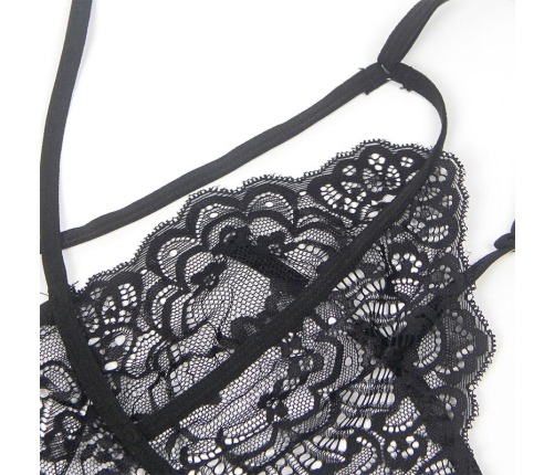 SUBBLIME - LACE BODY POLICE COSTUME BLACK L/XL