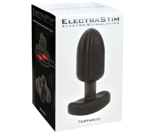 ELECTRASTIM - TARTARUS ANAL PLUG QUADRIPOLAR SILICONE BLACK