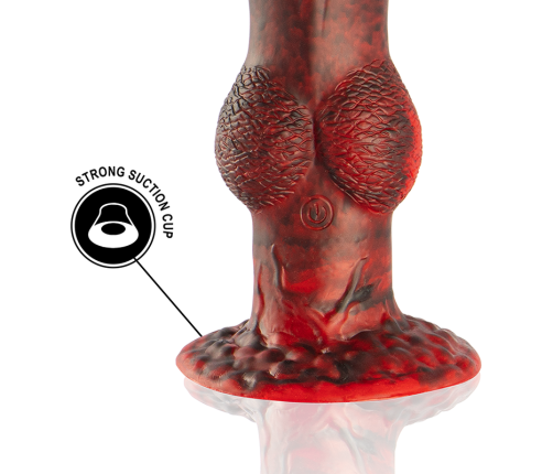 EPIC - PROMETHEUS DILDO TITAN IN FLAMES RECHARGEABLE REMOTE CONTROL