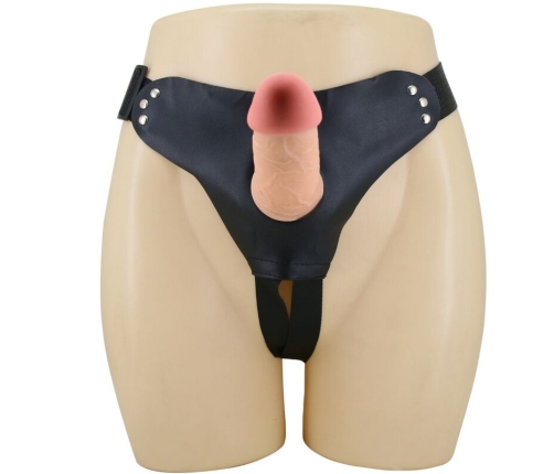 PRETTY LOVE - MAVIS HARNESS UNIVERSAL BRIEFS WITH DILDO 19 CM NATURAL