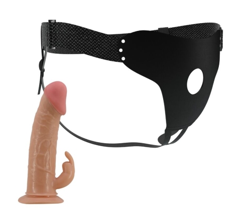 PRETTY LOVE - MAVIS HARNESS UNIVERSAL BRIEFS WITH DILDO 19 CM NATURAL