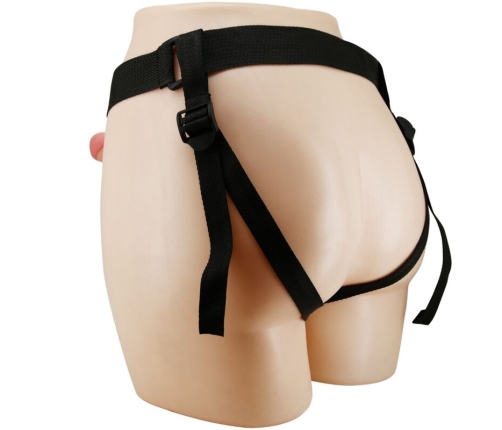 PRETTY LOVE - MAVIS HARNESS UNIVERSAL BRIEFS WITH DILDO 19 CM NATURAL