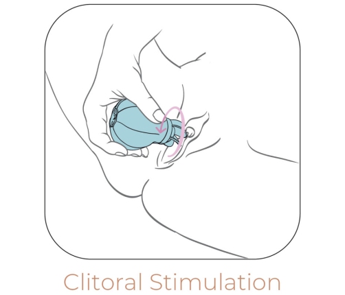 ADRIEN LASTIC - CARESS CLITORIS STIMULATOR BLUE