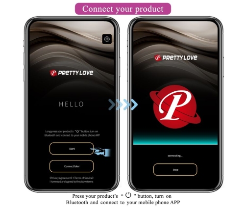 PRETTY LOVE - ETHAN RECHARGEABLE VIBRATOR LILA