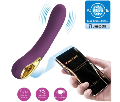 PRETTY LOVE - ETHAN RECHARGEABLE VIBRATOR LILA