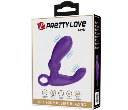 PRETTY LOVE - CAYLA ANAL VIBRATOR MASSAGER LILA
