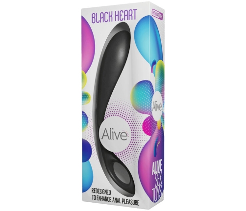 ALIVE - BLACK HEART TEAL ANAL STIMULATOR