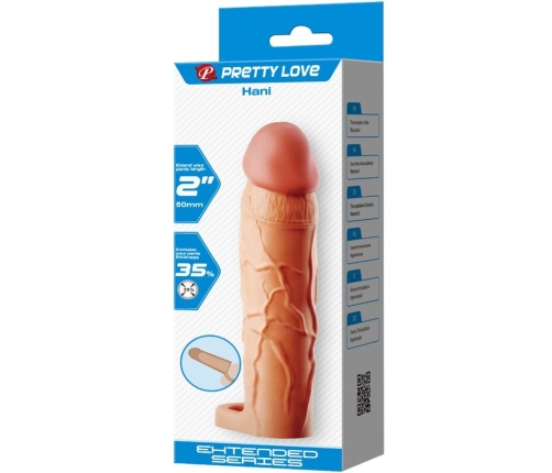 PRETTY LOVE - CHANE PENIS EXTENDER COVER FLESH